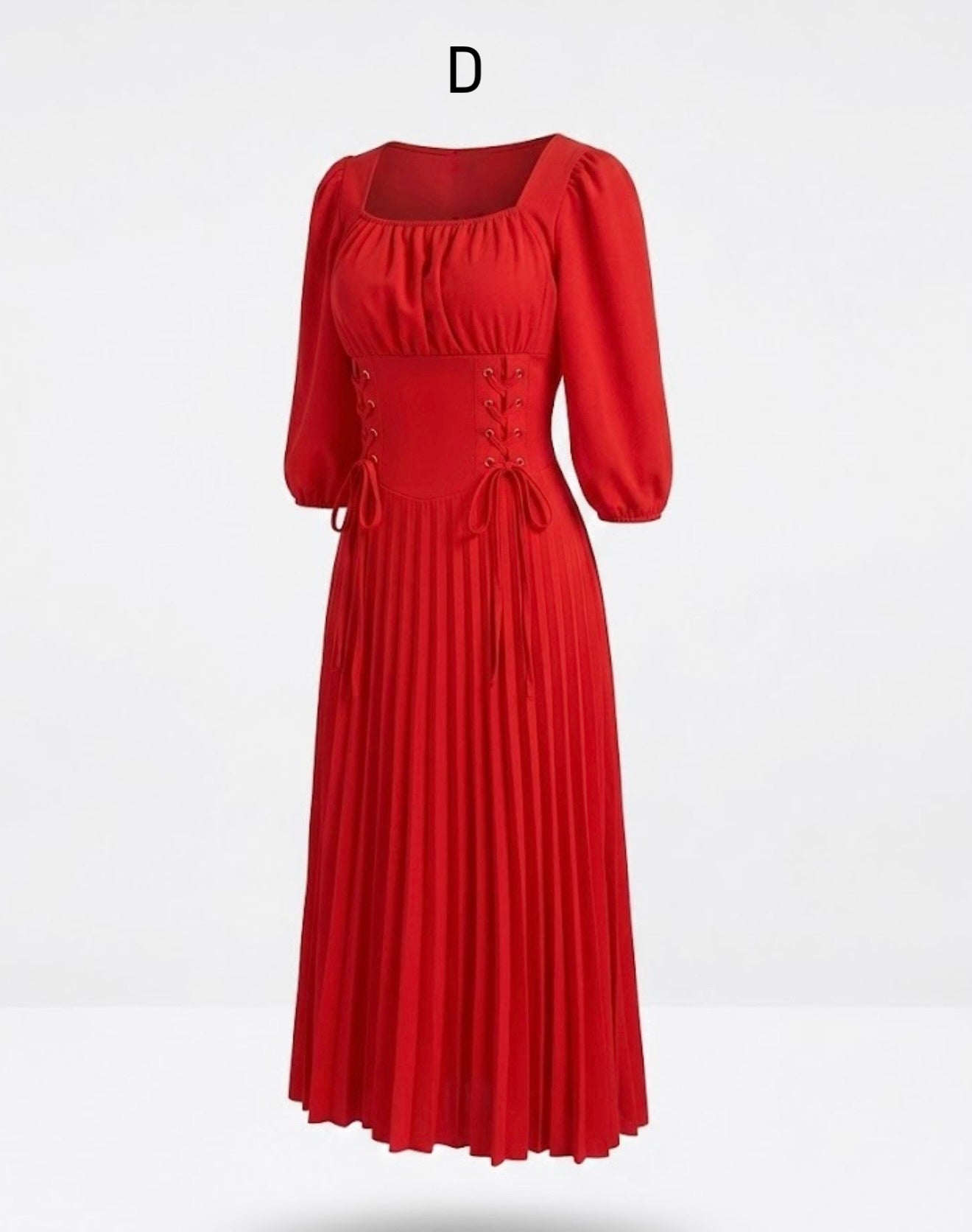 Vestidos plisados Modestos