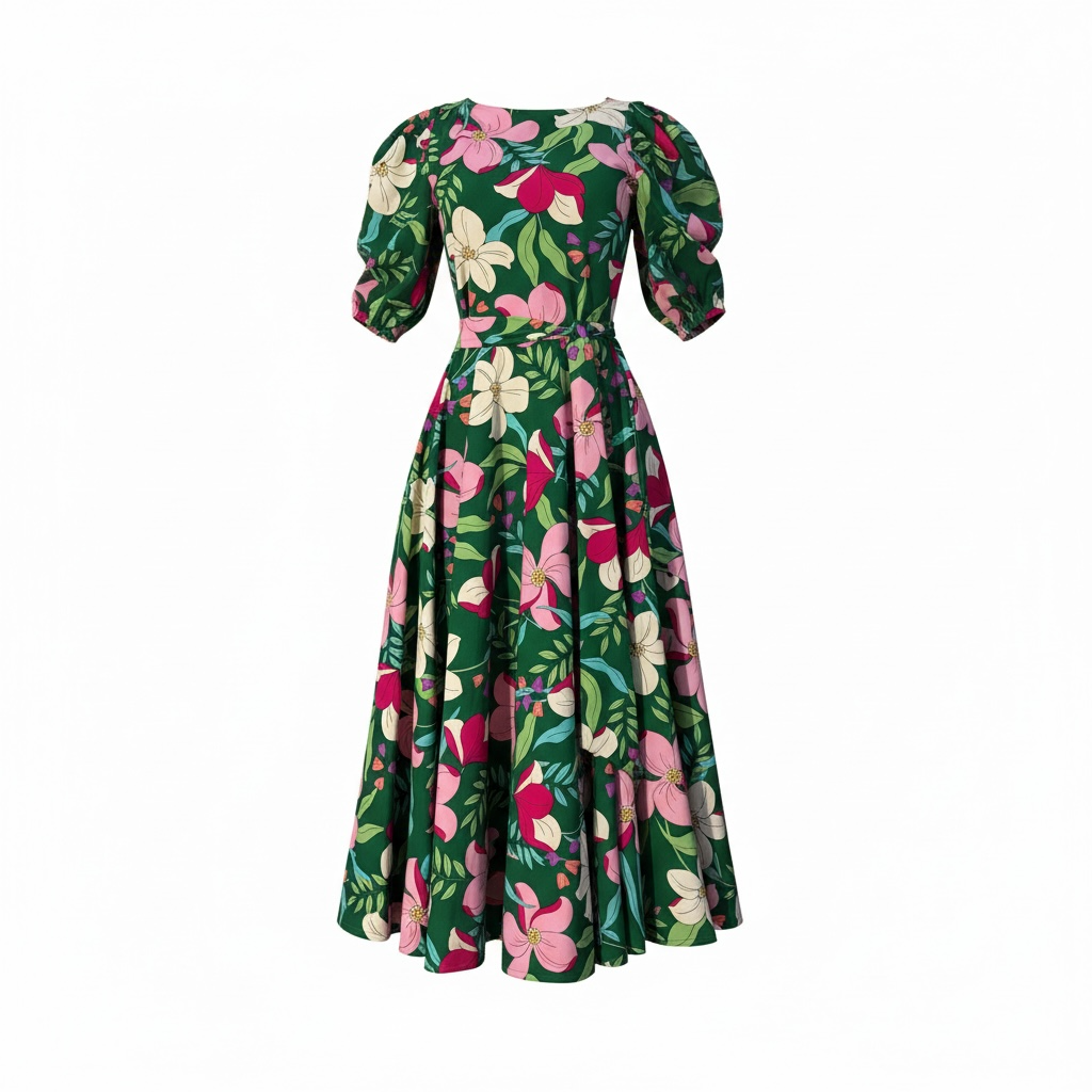 Vestido Jardín Real