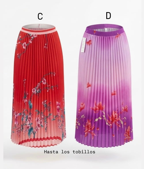 Faldas Largas plisadas