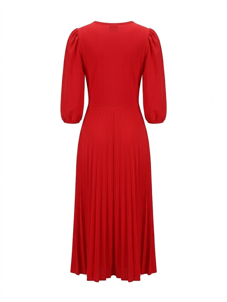 Vestidos plisados Modestos